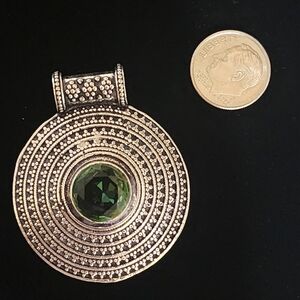 Peridot Pendant Slice 🤍